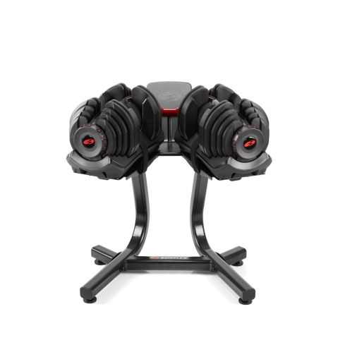 Soporte de mancuernas con rack de entretenimiento - BowFlex