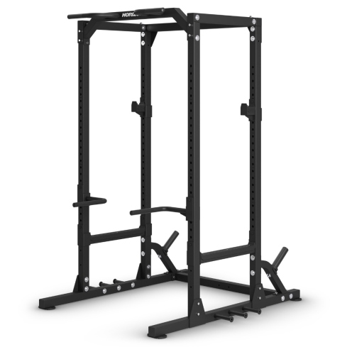 Power Rack HPR70 de Horizon Fitness, dise&ntilde;o compacto y resistente para gimnasio en casa.