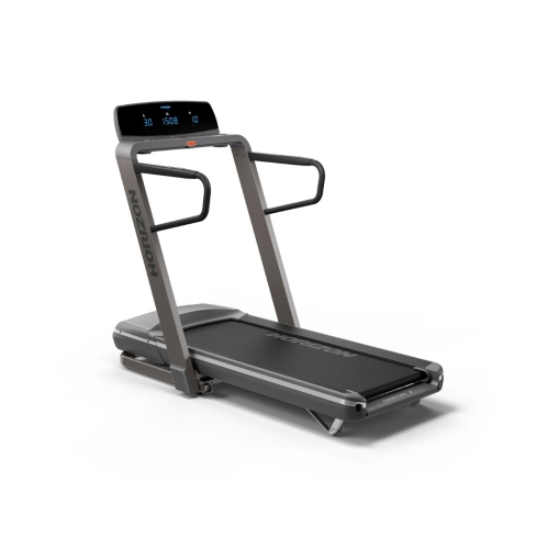 Entrena en casa con la cinta de correr plegable Horizon Fitness Omega Z con Bluetooth y dise&ntilde;o funcional.