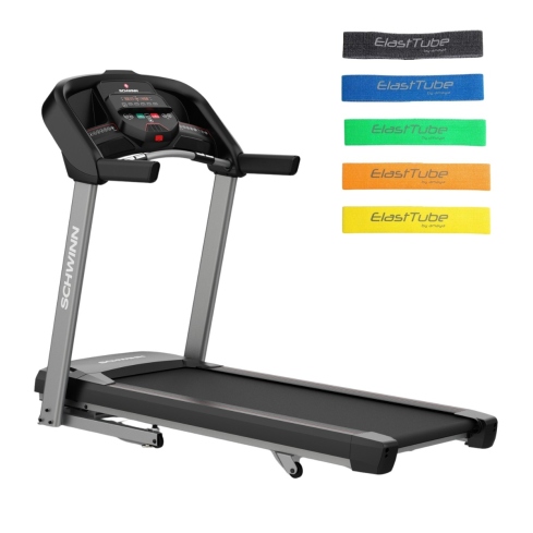 Cinta de correr y bandas para un entrenamiento completo
