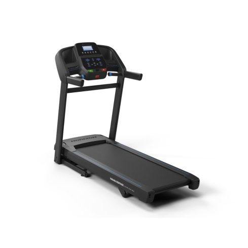 Detalles del sistema plegable de la cinta de correr Horizon Fitness T202 con Bluetooth
